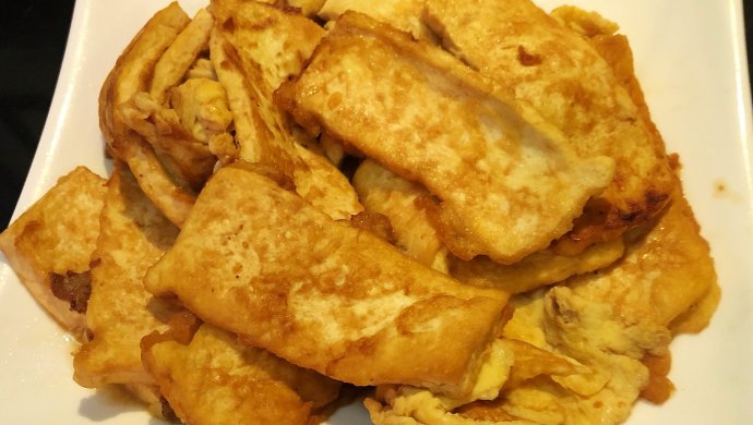 煎豆腐鸡蛋