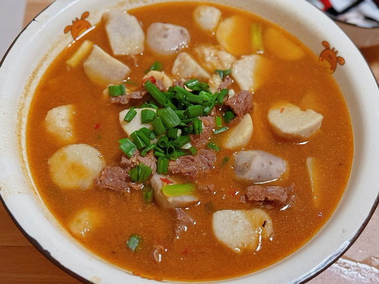 芋子滑牛肉的做法