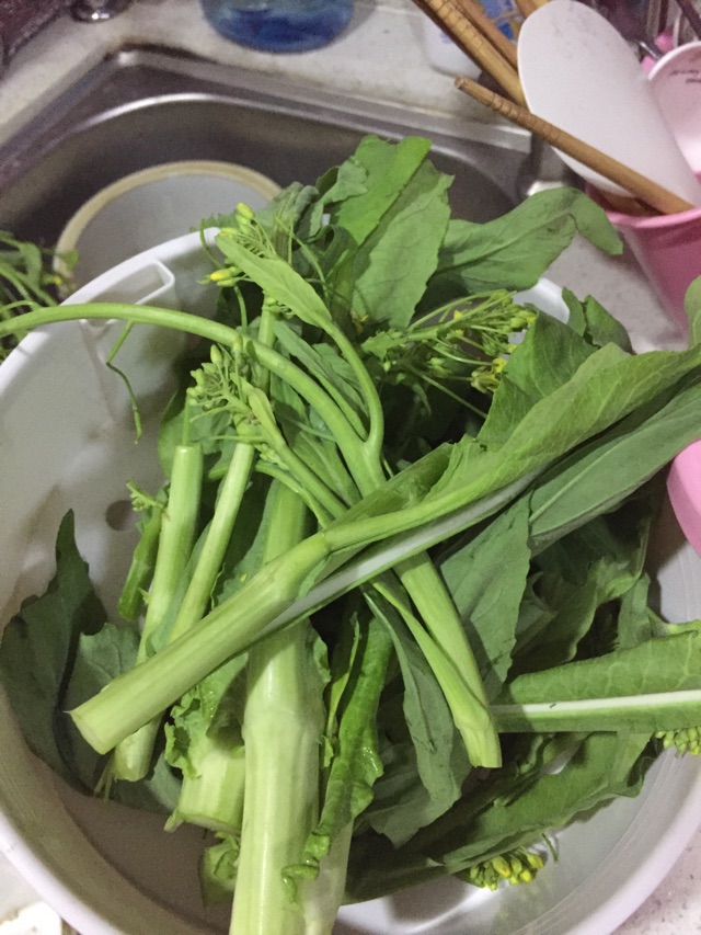 盐水迟菜心(增城特产)的做法图解1