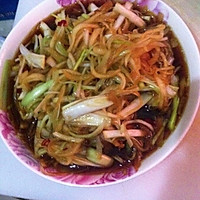 赣南特色凉菜：棒棒菜丝的做法图解4