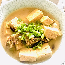 豆腐冻着吃更好吃-五花肉炖冻豆腐