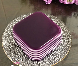 紫薯椰汁千层马蹄糕的做法