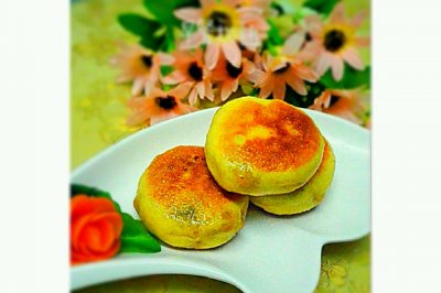 鸡蛋发面馅饼(平底锅版)