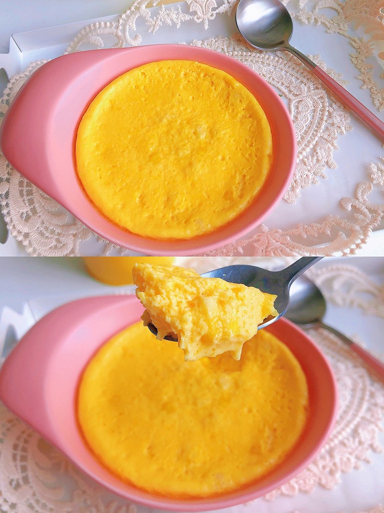 孩子们超爱的-橘香玉米蒸蛋的做法