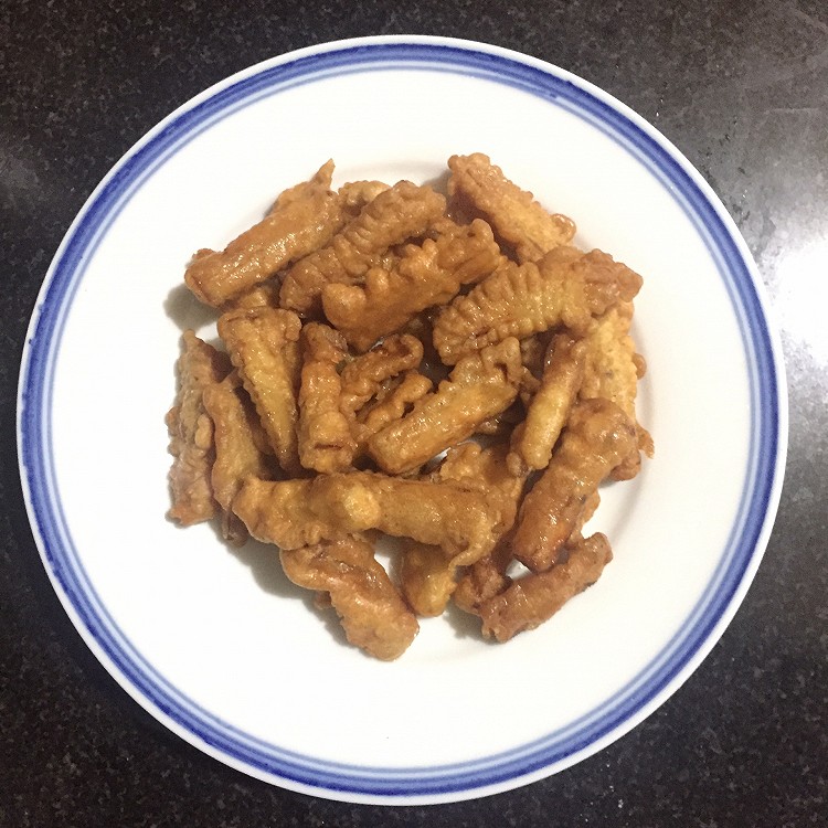 素酥肉：炸杏鮑菇（有彩蛋）的做法