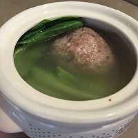 苦瓜酿肉和狮子头的做法图解6
