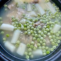 #春日露营#豌豆山药排骨汤的做法图解3