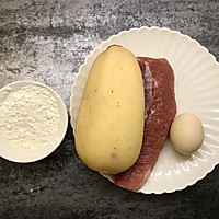 莲藕肉饼#柏翠辅食节—夏季辅食#的做法图解1