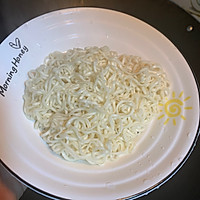 牛肉丸荷包蛋青菜煮面快手早餐宵夜的做法图解5
