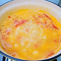 番茄蛋花疙瘩汤的做法图解6
