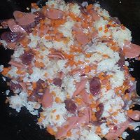 五彩缤纷炒饭的做法图解8