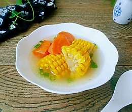 #晒出你的团圆大餐# 玉米胡萝卜骨头汤的做法