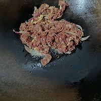 大葱炒牛肉的做法图解4