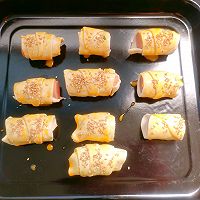 手抓饼香肠卷的做法图解4