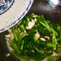 低热量，高营养-香菇油麦菜的做法图解8