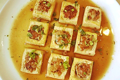 豆腐三吃-酿豆腐、豆腐丸子（汤）