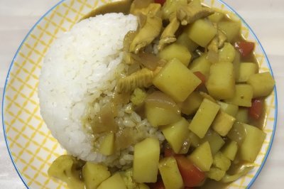 咖喱鸡肉饭