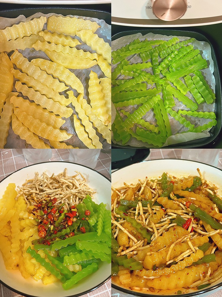 有手就会，在家也可以吃狼牙土豆（空气炸锅版）的做法