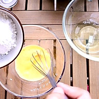 #合理膳食 营养健康进家庭#日式无油舒芙蕾松饼，松软好味道的做法图解3