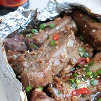 #名厨汁味，圆中秋美味#蒜香锡纸排骨的做法图解11
