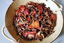 徽州干豆角炒肉的做法