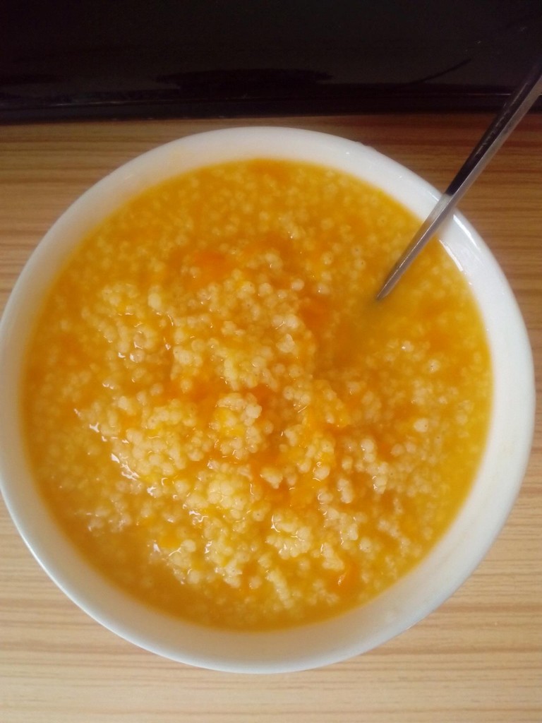 Millet and pumpkin porridge