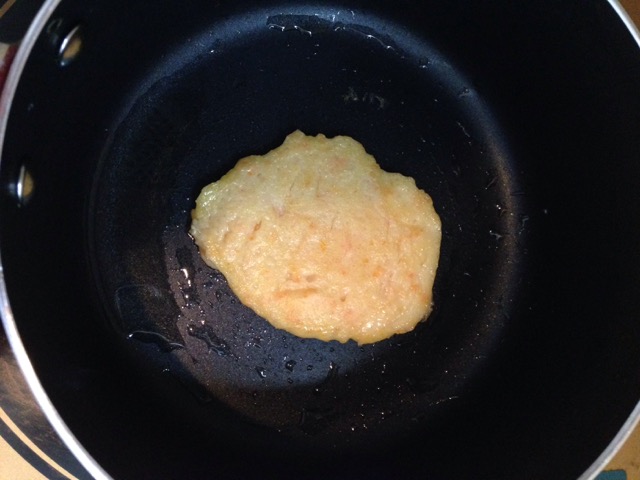 宝宝辅食蔬菜鳕鱼饼