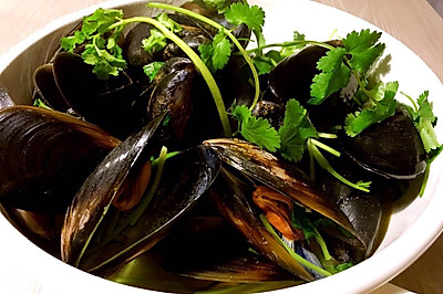 原汁Mussels（青口贝的原味做法）