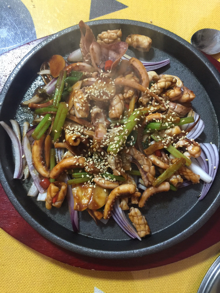 铁板鱿鱼的做法