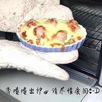 丸子妹厨房 | 快食料理之“芝士肉丸焗饭”的做法图解6