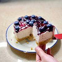 #我的夏日味道vlog#蓝莓芝士蛋糕的做法图解12
