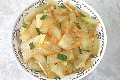 胡萝卜烧冬瓜