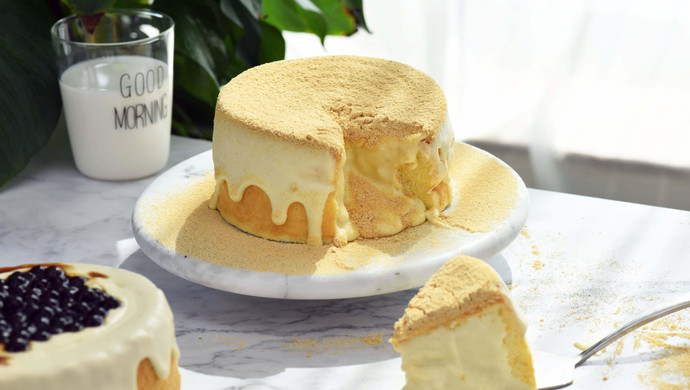 夏季甜品 | 爆浆豆乳蛋糕