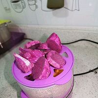 自制紫薯圆（Q弹美味四果汤）的做法图解3