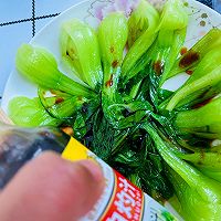 白灼香菇油菜的做法图解12