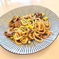 牛肉炒乌冬的做法图解9