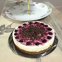 蓝莓巧克力碎酸奶乳酪蛋糕的做法图解4