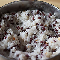 红豆糯米切糕，3种食材，打造经典#我心中的冬日限定#的做法图解5