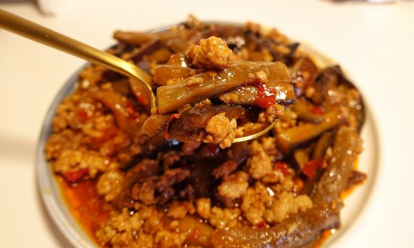 『鱼香肉沫茄子』少油做法