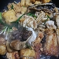 香煎鱼骨炆豆腐泡的做法图解5