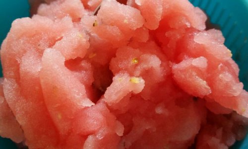 西瓜沙冰的做法