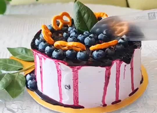 蓝莓柠檬蛋糕