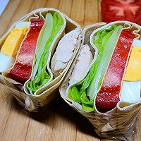 #轻食季怎么吃#低脂美味～豆腐皮三明治的做法图解7