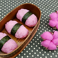 【蔓德拉的厨房】道明寺樱花饭团——最有气质的在这里的做法图解5