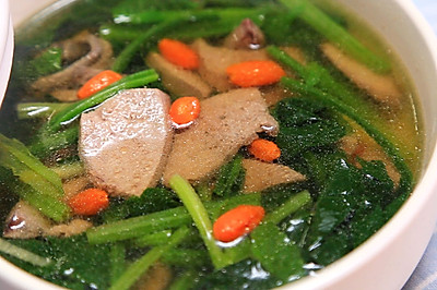 菠菜猪肝汤——迷迭香