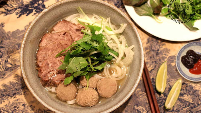 越南牛肉牛丸河粉 Pho