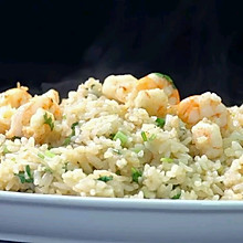 鲜虾油饭