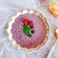 超健康巨美味高颜值的酸奶蓝莓藜麦糊糊的做法图解12