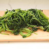 菠菜拌毛蚬子的做法图解6