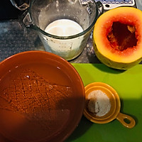夏日清凉甜品-木瓜奶冻的做法图解1